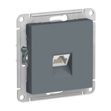 ATLASDESIGN РОЗЕТКА компьютерная RJ45, кат. 6A, механизм, ГРИФЕЛЬ