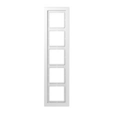 Jung LS-design - Рамка 5 постов (дуропласт белый)