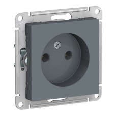 ATLASDESIGN РОЗЕТКА без заземления, 16А, механизм, ГРИФЕЛЬ