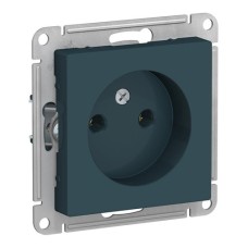 ATLASDESIGN РОЗЕТКА без заземления, 16А, механизм, ИЗУМРУД