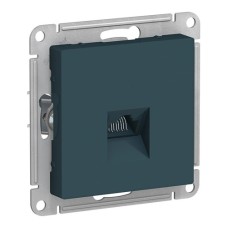 ATLASDESIGN РОЗЕТКА компьютерная RJ45, механизм, ИЗУМРУД