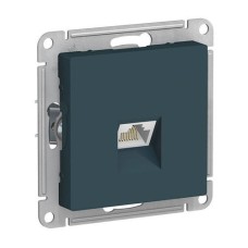 ATLASDESIGN РОЗЕТКА компьютерная RJ45, кат. 6A, механизм, ИЗУМРУД