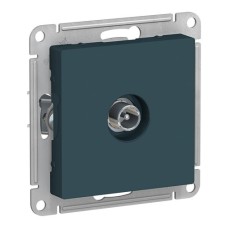 ATLASDESIGN TV РОЗЕТКА оконечная 1DB, механизм, ИЗУМРУД