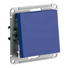 ATLASDESIGN 1-клавишный ПЕРЕКЛЮЧАТЕЛЬ, сх.6, 10АХ, механизм, АКВАМАРИН