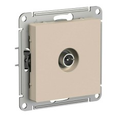 ATLASDESIGN TV РОЗЕТКА оконечная 1DB, механизм, ПЕСОЧНЫЙ