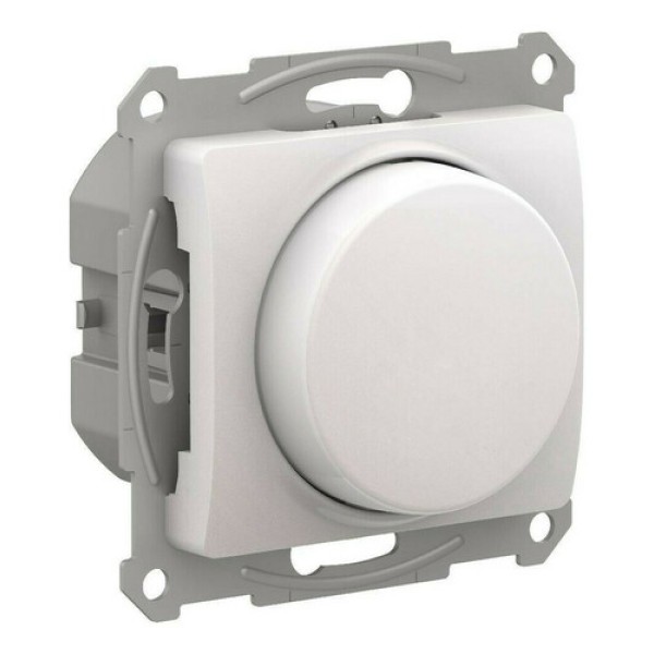 GLOSSA СВЕТОРЕГУЛЯТОР (диммер) повор-нажим, LED, RC, 400Вт, мех., ПЕРЛАМУТР