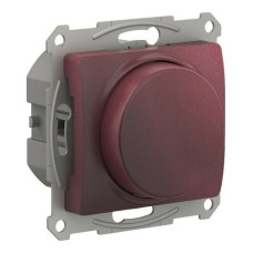 GLOSSA СВЕТОРЕГУЛЯТОР (диммер) повор-нажим, LED, RC, 400Вт, мех., БАКЛАЖАНОВЫЙ