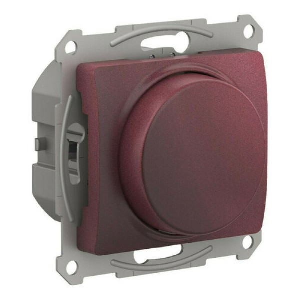 GLOSSA СВЕТОРЕГУЛЯТОР (диммер) повор-нажим, LED, RC, 400Вт, мех., БАКЛАЖАНОВЫЙ