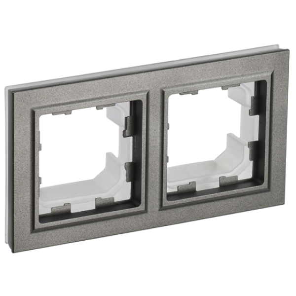 BRITE Рамка 2-местная IP44 РУ-2-БрШ-44 шампань IEK