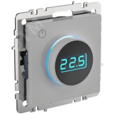BRITE Термостат электронный с индикацией ТС10-1-БрБ белый IEK