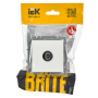 BRITE Розетка TV проходная РТВ10-0-БрБ белый IEK
