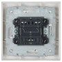 BRITE Выключатель 2-клавишный 10А в сборе ВСР10-2-0-БрБ белый IEK