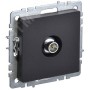 BRITE Розетка TV оконечная РТВ11-0-БрЧ черный IEK