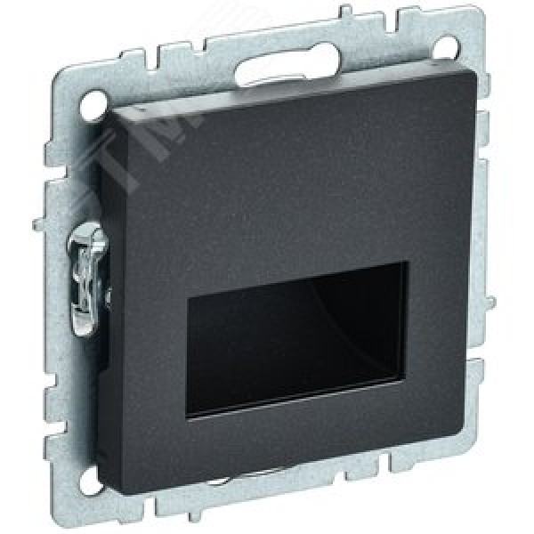 BRITE Подсветка светодиодная встраиваемая ПЛ20-БрЧ черный IEK