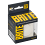 BRITE Светорегулятор поворотно-нажимной 600Вт СС10-1-0-БрБ белый IEK
