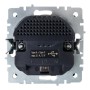 BRITE Розетка 1-местная с заземлением с защитными шторками 16А с USB A+C 18Вт РЮш11-1-БрЧ черный IEK