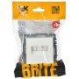 BRITE Розетка компьютерная двойная кат.5E RJ45 РК10-2-БрБ белый IEK