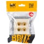 BRITE Аудиорозетка 4-местная РА10-БрКр бежевый IEK