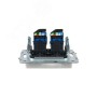 BRITE Розетка компьютерная двойная RJ45 кат.6 РК11-2-БрБ белый IEK
