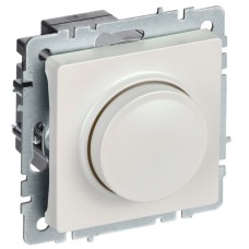 BRITE Светорегулятор поворотно-нажимной 600Вт СС10-1-0-БрЖ жемчуг IEK
