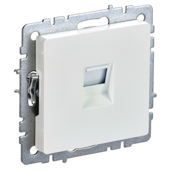 BRITE Розетка компьютерная RJ45 кат.5E РК10-БрЖ жемчуг IEK