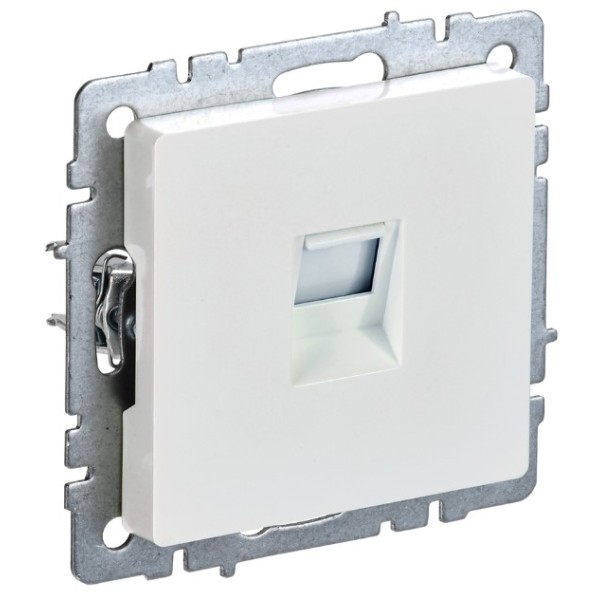 BRITE Розетка компьютерная RJ45 кат.6 РК11-БрЖ жемчуг IEK