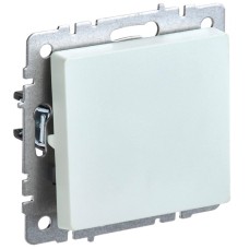 BRITE Выключатель 1-клавишный проходной 10А ВС10-1-6-БрЖ жемчуг IEK
