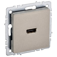 BRITE Розетка HDMI РHDMI-0-БрШ шампань IEK