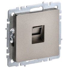 BRITE Розетка компьютерная RJ45 кат.6 РК11-БрШ шампань IEK