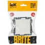 BRITE Заглушка с суппортом МЗ10-БрБ белый IEK