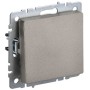BRITE Выключатель 1-клавишный перекрестный 10А ВС10-1-3-БрШ шампань IEK