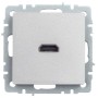 BRITE Розетка HDMI РHDMI-0-БрА алюминий IEK