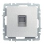 BRITE Розетка компьютерная RJ45 кат.5E РК10-БрА алюминий IEK