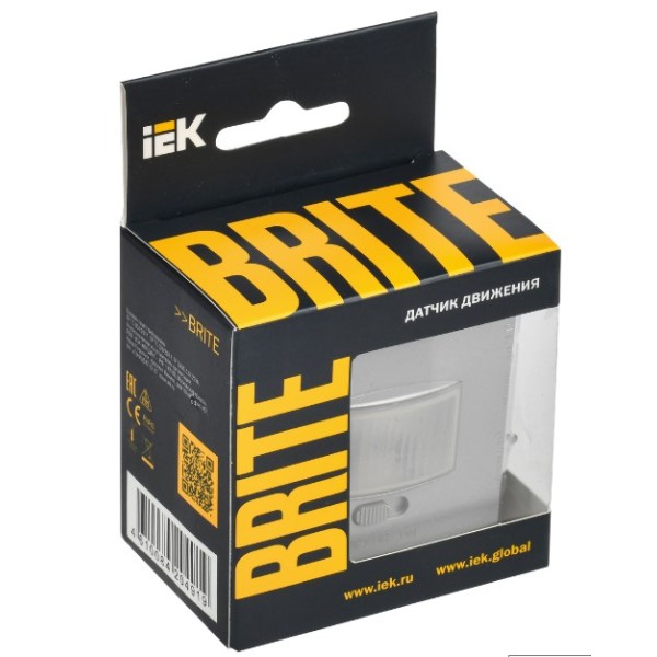 BRITE Датчик движения ДС10-1-БрА алюминий IEK