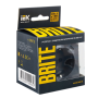 BRITE Розетка 1-местная с заземлением с защитными шторками 16А с USB A+C 18Вт РЮш11-1-БрМ маренго IEK