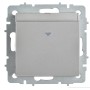 BRITE Выключатель карточный 30А ВС10-1-8-БрА алюминий IEK