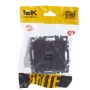 BRITE Розетка компьютерная RJ45 кат.5E РК10-БрС сталь IEK