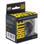 BRITE Розетка 1-местная с заземлением с защитными шторками 16А с USB A+A 5В 2,1А РЮш10-1-БрС сталь IEK