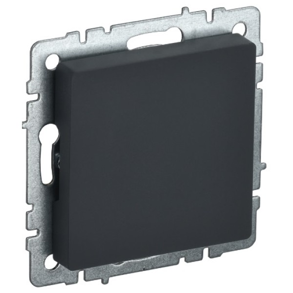 BRITE Заглушка с суппортом МЗ10-БрГ графит IEK