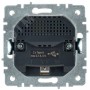 BRITE Розетка 1-местная с заземлением с защитными шторками 16А с USB A+A 5В 2,1А РЮш10-1-БрБ белый IEK