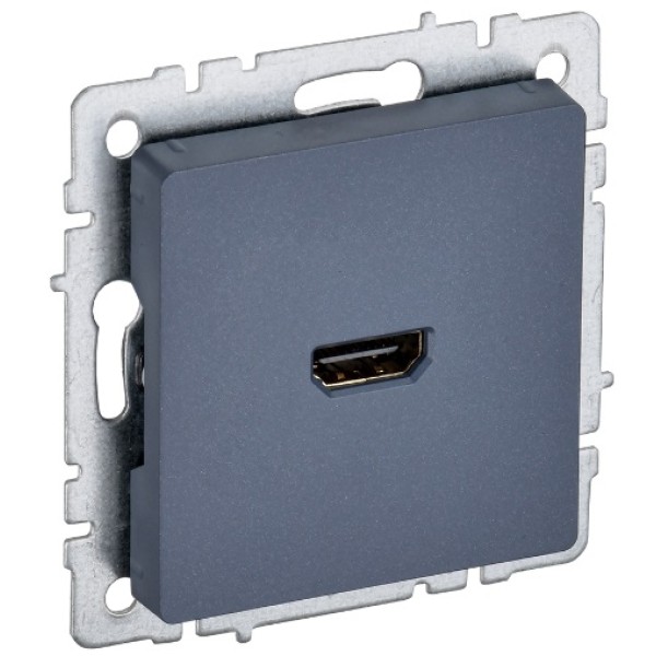BRITE Розетка HDMI РHDMI-0-БрМ маренго IEK
