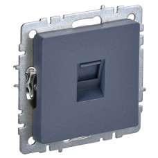 BRITE Розетка компьютерная RJ45 кат.5E РК10-БрМ маренго IEK