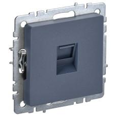 BRITE Розетка компьютерная RJ45 кат.6 РК11-БрМ маренго IEK