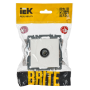BRITE Розетка TV оконечная РТВ11-0-БрБ белый IEK