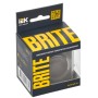 BRITE Светорегулятор поворотно-нажимной 600Вт СС10-1-0-БрТБ темная бронза IEK
