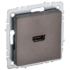 BRITE Розетка HDMI РHDMI-0-БрТБ темная бронза IEK