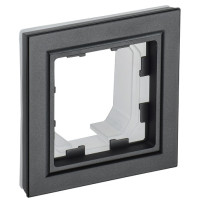 BRITE Рамка 1-местная IP44 РУ-1-БрЧ-44 черный IEK