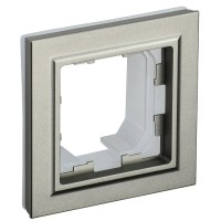 BRITE Рамка 1-местная IP44 РУ-1-БрШ-44 шампань IEK