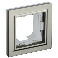 BRITE Рамка 1-местная IP44 РУ-1-БрШ-44 шампань IEK