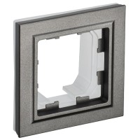 BRITE Рамка 1-местная IP44 РУ-1-БрТБ-44 темная бронза IEK